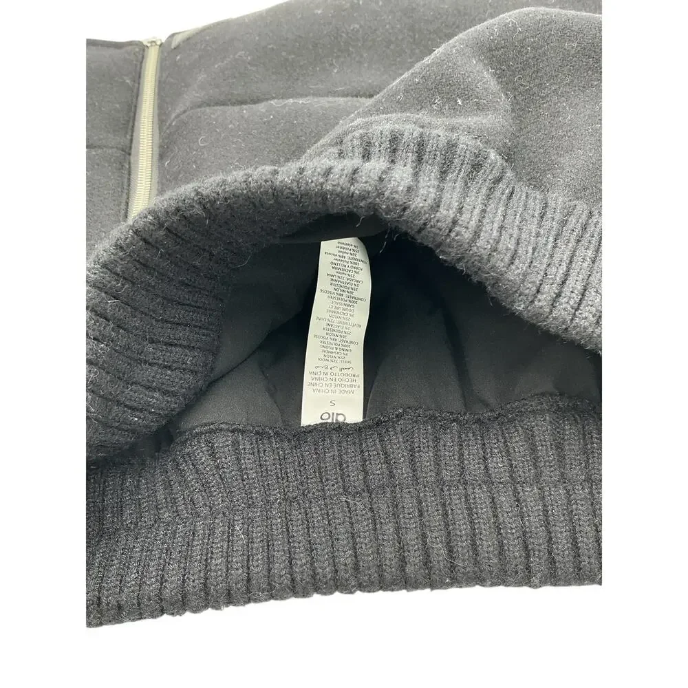 Alo Yoga Quilted Black Polaris Puffer Size S Skirt